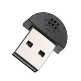 USB Girişli Mini Mikrofon Laptop PC Bilgisayar Ses Driver Adaptörü